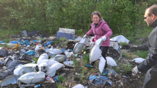 20 kubíků odpadu vysbírali krajští úředníci z okolí Heřmanického rybníka v Ostravě