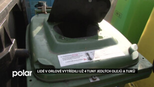 Novinka v odpadech radnici nezaskočila. Lidé v Orlové vytřídili už 4 tuny jedlých olejů a tuků