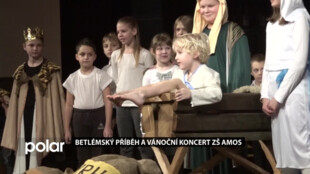 V městském divadle v Bruntále zahrála ZŠ Amos Betlémský příběh s přidaným vlastním koncertem
