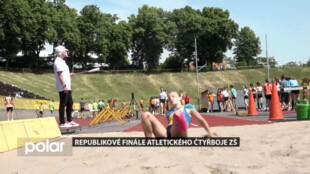 Na Tyršově stadionu v Opavě se utkali žáci ZŠ v republikovém finále atletického čtyřboje