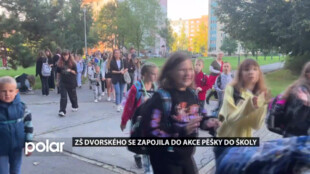 Školy se na jihu Ostravy se zapojily do Týdne mobility. Děti si přivstaly a chodily pěšky