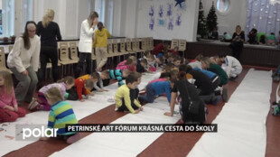 Na bruntálském Petrinu se sešly stovky předškoláků a společném tvoření s názvem Krásná cesta do školy