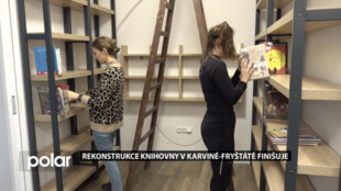 Rekonstrukce pobočky knihovny v Karviné-Fryštátě finišuje
