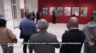 Pavel Noga ukončil výstavu v Galerii města Karviné komentovanou prohlídkou svých plakátů
