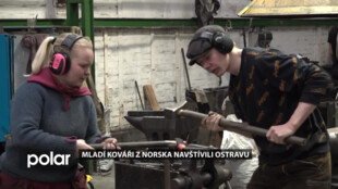 Čtveřice studentů uměleckého kovářství z Norska absolvovali výuku ve škole AVE ART Ostrava