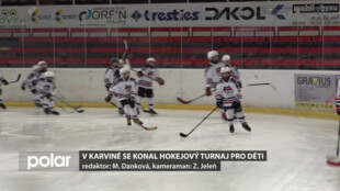 V Karviné se konal hokejový turnaj dětí z celé republiky
