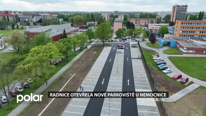 Radnice otevřela nové parkoviště u havířovské nemocnice, lidé mají k dispozici 149 míst