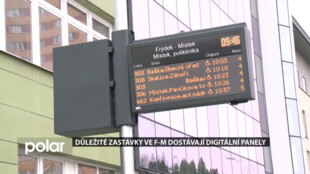 Důležité zastávky MHD ve Frýdku-Místku dostávají nové digitální informační panely