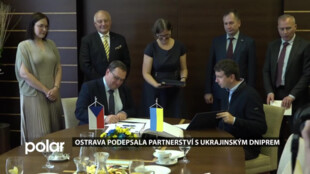 Ostrava podepsala partnerství s ukrajinským Dniprem. Leží v oblasti, nad kterou má patronát ČR